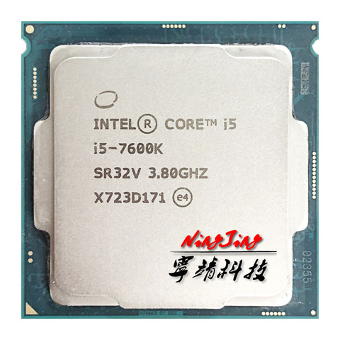 Intel Core i5-7600K i5 7600K 3.8 GHz Quad-Core Quad-Thread CPU Processor 6M 91W LGA 1151 ► Photo 1/1