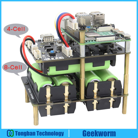 Buy Online Raspberry Pi 4B/3B+/3B 18650 UPS HAT & Safe Power Management