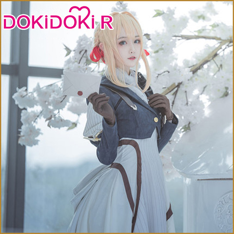 DokiDoki-R Anime Violet Evergarden Cosplay Costume Women Dress  Violet Evergarden Cosplay Anime ► Photo 1/4