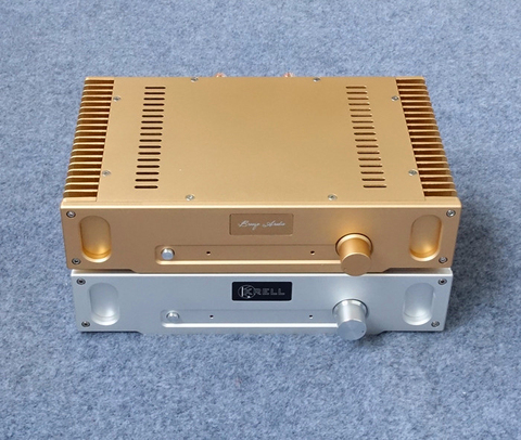 2022  Breeze Audio Voice king Hood 1969 glod sealed the most perfect version of the HD1969 class A power amplifier 10W+10W ► Photo 1/6