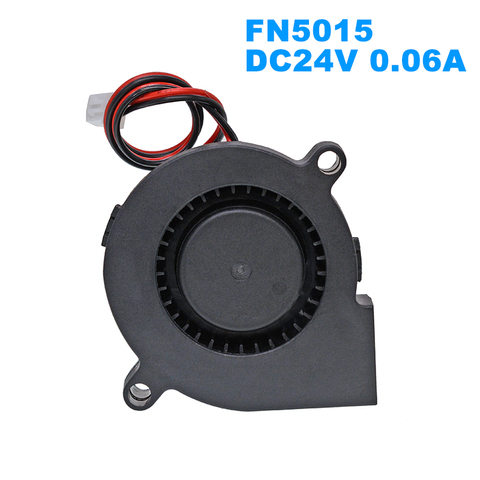 3D Printer Parts 5015 Cooling Fan DC12 / 24V 0.06A  with 2 Wires  for Cooler Blower 50x50x15mm Plastic Fan ► Photo 1/2