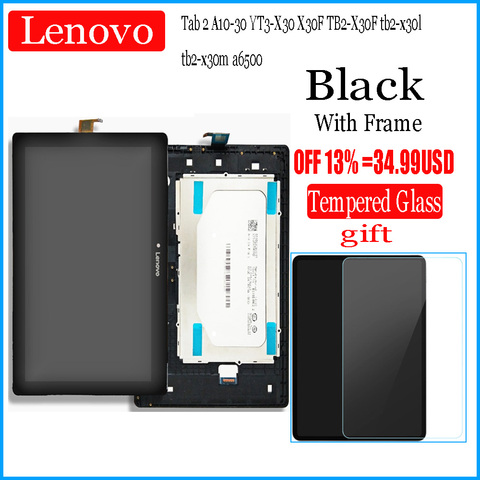 Fo Lenovo Tab 2 A10-30 YT3-X30 X30F TB2-X30F tb2-x30l tb2-x30m a6500 10.1