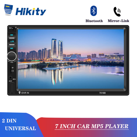 Hikity 2 Din Universal Car Radio Autoradio 7