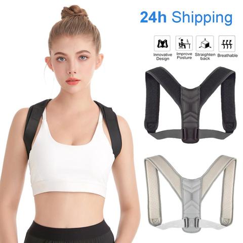 Dropshipping Medical Back Posture Corrector Belt Adjustable Clavicle Spine Back Shoulder Lumbar Posture Correction Men Woemen ► Photo 1/6