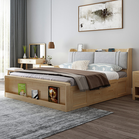 Wedding Bed, Large Wooden Bed Frame