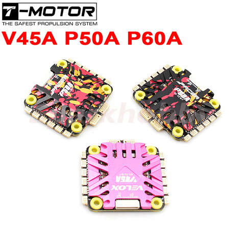 1PC T-MOTOR Brand NEW 45A 50A 60A 4 in 1 ESC VELOX 45A PACER 50A/60A 6S 32BIT 10V/2A BEC Dazzling ESC for FPV RC Racing Drone ► Photo 1/6