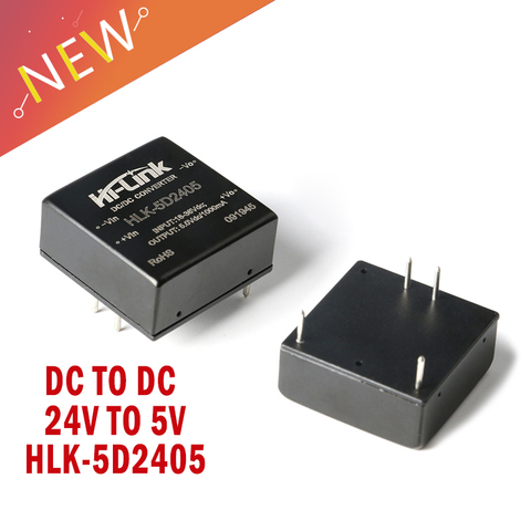 DC to DC 5W DC Isolated Power Supply Module HLK-5D2405 24V to 5V 1A DCDC Wide Voltage Converter ► Photo 1/4