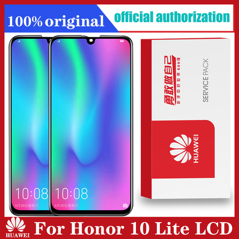 For Huawei Honor 10 Lite LCD Display Digitizer Assembly Touch Screen  with Frame Global Version 6.21