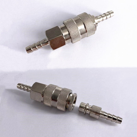 EU Type Socket + Plug Pneumatic Fitting European Standard Quick Connector 6/8/10mm Hose Barb Coupler Adapter For Air Compressor ► Photo 1/4