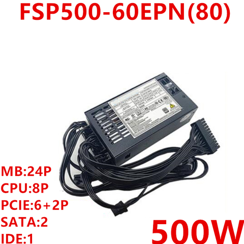 New PSU For FSP 80plus Silver AIO FLEX 1U 500W Power Supply FSP500-60EPN(80) ► Photo 1/5
