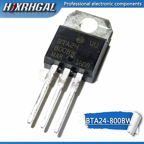 1pcs BTA24-800BW BTA24-800 BTA24 TO-220 new and original HJXRHGAL ► Photo 1/1