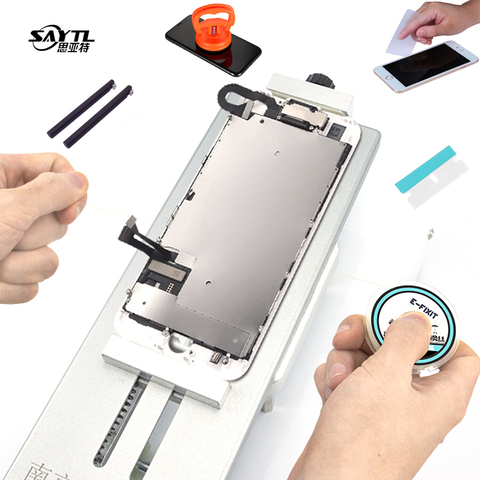 LCD separation tool Set Alloy Wire Cutting Line Sucker Plastic Card Ceramic glue removal blade Mobile Phone Screen Opening tool ► Photo 1/6