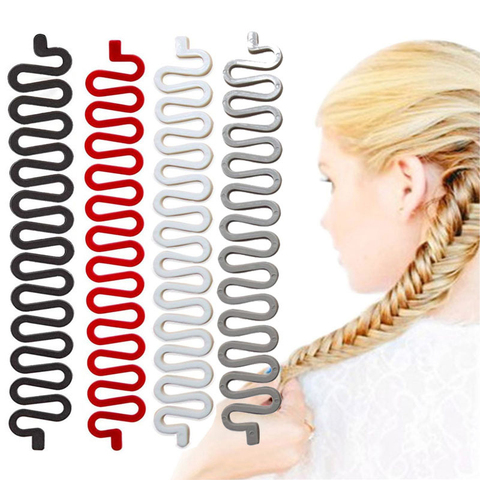 6 Styles Lady French Hair Braiding Tool Weave Braider Roller Hair Twist  with Hook Hair Edge Curler Styling Tool DIY Accessories - Price history &  Review | AliExpress Seller - Strawberry Girl