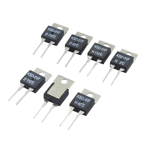 5PCS/lot KSD-01F Temperature Switches TO220 Normally open H and normally closed D 0 degrees -150 degrees ► Photo 1/1