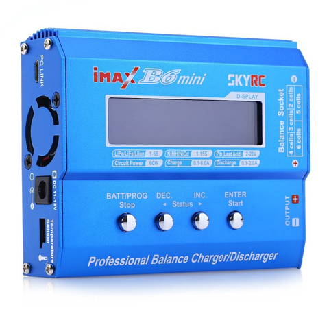 Original SKYRC IMAX B6 MINI Balance Charger-Discharger For RC Helicopter Re-peak NIMH/NICD Aircraft+Power Adpater(optional) ► Photo 1/6