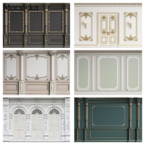 Wall Door Themed Portrait Photography Backdrop Retro Castle Palace Background Wedding Bridal Shower Photocall Photo Studio Props ► Photo 1/6