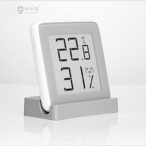 MiaoMiaoCe E-Link INK Screen Display Digital Moisture Meter High-Precision Thermometer Temperature Humidity Sensor ► Photo 1/6