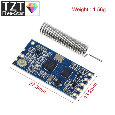 TZT  433Mhz HC-12 SI4463 Wireless Serial Port Module 1000m Replace Bluetooth NEW ► Photo 1/6
