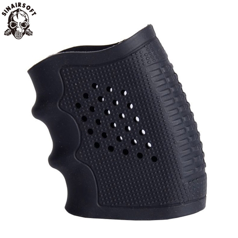 Glove Cover Sleeve Anti Slip For Most Of Glock 17 19 Handguns Hunting Accessories Tactical Pistol Rubber Grip Holster Magazine ► Photo 1/6