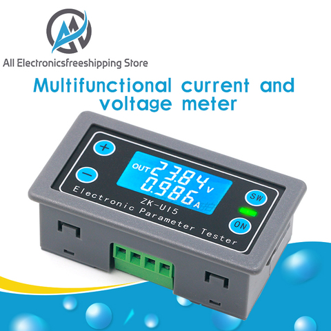 Voltage and current meter power capacity time undervoltage and overvoltage protection battery charge discharge control ► Photo 1/6