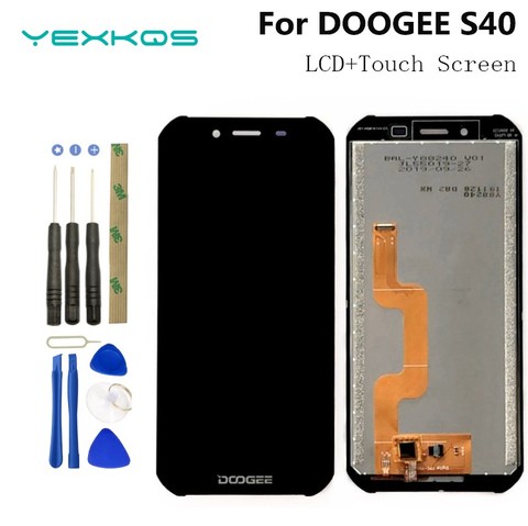 100% Tested New Original For Doogee S40 LCD Display+Touch Screen Digitizer Assembly ForDOOGEE S40 Pro/S40 Lite Android 9.1Phone ► Photo 1/6