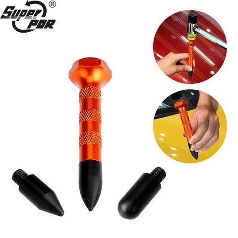 Super PDR Tool 3 Heads Tap Down Pen For Rubber Hammer PDR Ferramentas Hand Tool Set Paintless Dent Repair Hail Removal Tools Kit ► Photo 1/6