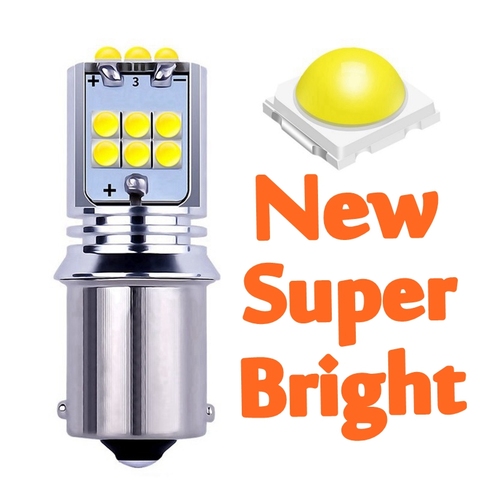 1Pcs 1156 BA15S P21W 7506 R5W R10W Super Bright 1800Lm LED Auto Turn Signal Reverse Lamp Tail Brake Bulb Daytime Running Lights ► Photo 1/6