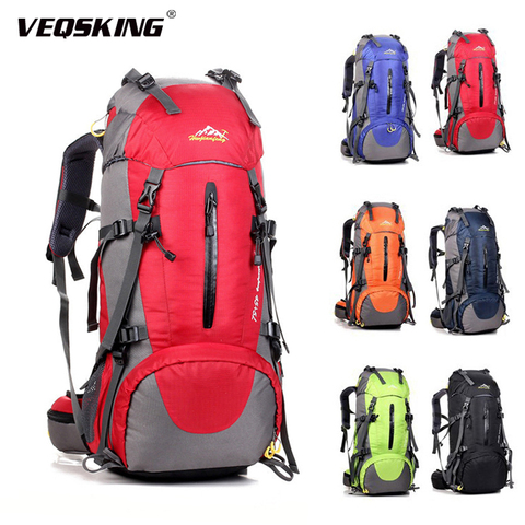 50L Waterproof Hiking Backpack,Trekking Travel Backpack, Camping Outdoor Sport Climbing Bag With Rain Cover ► Photo 1/1
