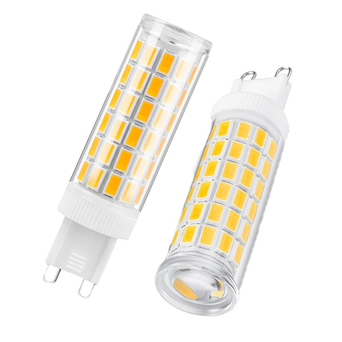 10peices G9 LED Lamp 7W 9W 12W 15W Corn Bulb SMD 2835 51 51 75 86leds Lampada AC 220v LED light 360 degrees Replace Halogen Lamp ► Photo 1/6