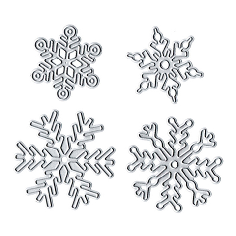 Christmas Snowflake Metal Cutting Dies Stencil DIY Scrapbooking Album Stamp Paper Card Embossing Craft Decor ► Photo 1/5