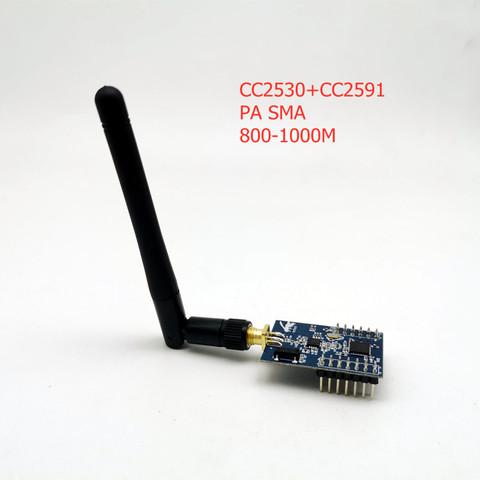 ZigBee Module Wireless PA Power Amplifier Development Board SMA Antenna CC2530 + CC2591 IoT Hardware ► Photo 1/6