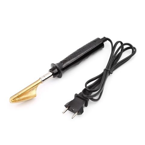 Electric Soldering Iron With Plastic Handle Flat Tip For Car Bumper Repair ► Photo 1/6