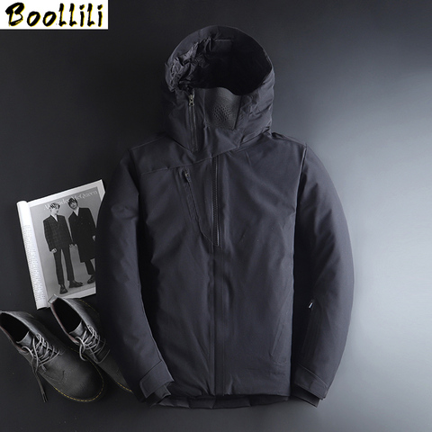 2022 Winter Jacket Mens Quality Thermal Thick Coat Snow Goose Parka Male Warm Outwear Fashion - White Duck Down Jacket Men ► Photo 1/6
