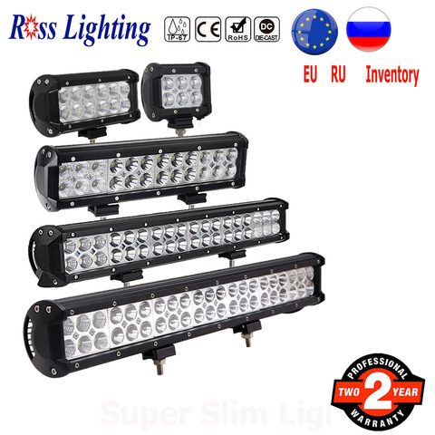 20'' inch 126W Combo LED Work Light Bar Dual Row Driving Offroad