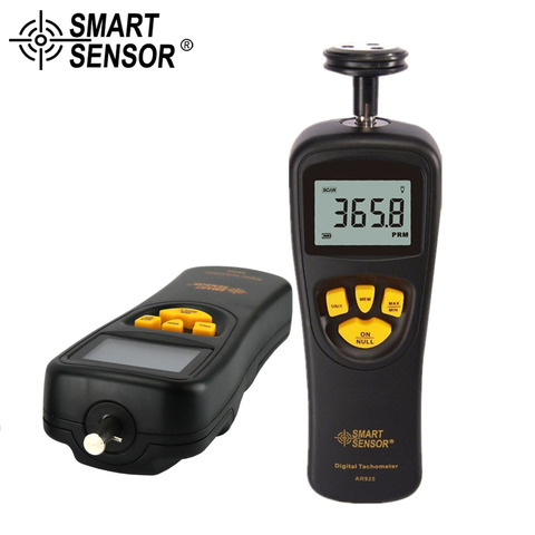 Digital Tachometer Rotational Speed Meter Contact Motor RPM Meter AR925 Tach Tools Non Contact photoelectric speedometer AR926 ► Photo 1/6