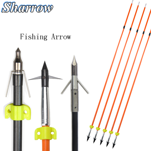 Compound bow Hunting Fiberglass Fishing Arrow Shooting Arrow Slingshot Hunting Archery Arrow for Recurve Bow Slingshot Hunting ► Photo 1/6
