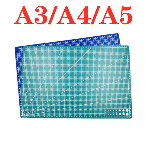 A3 A4 5 PVC Cutting Mat Workbench Patchwork Cut Pad Sewing Manual DIY Knife Engraving Leather Cutting Board Single Side Underlay ► Photo 1/6