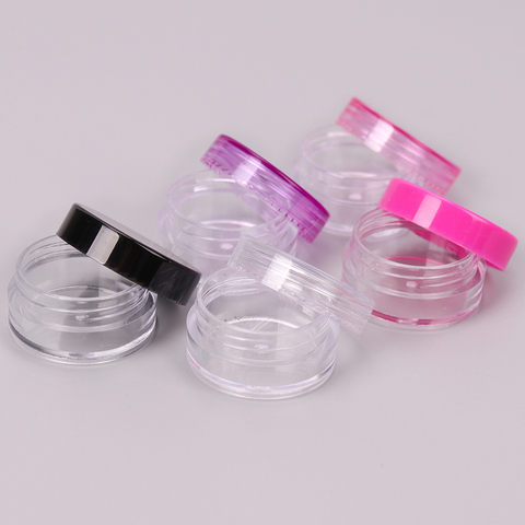 5PCS Cosmetics Jar Box Makeup Cream Refillable Bottle Storage Pot Container Round Bottle Portable Plastic Transparent Case ► Photo 1/6