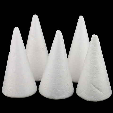 15pcs 7/10cm Creative Cone Modelling Polystyrene Styrofoam Foam Material DIY ► Photo 1/6