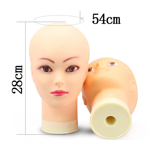 Mannequin Head for Wig Display Wig Head Stand Female Model Without
