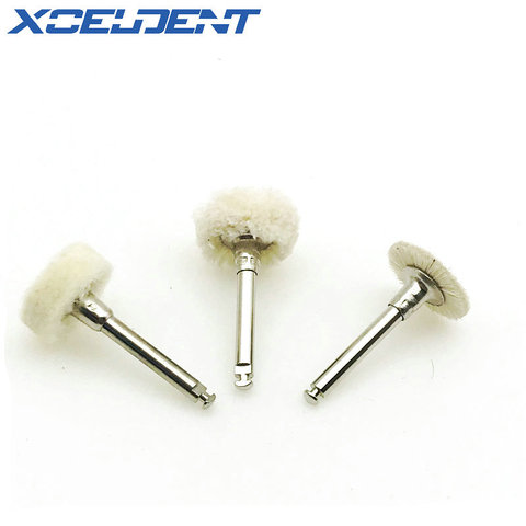 1Pc Grinding Buffing Dental Wool Polishing Flat Brush Grinder Brushes for Low Speed handpiece Machine Accessories ► Photo 1/5