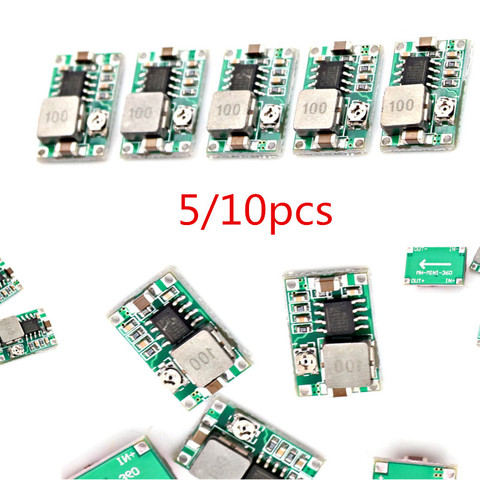 Hot Sale 5/10PCS RC Airplane Module Mini 360 DC-DC Buck Converter Step Down Module 4.75V-23V to 1V-17V LM2596 18*12mm ► Photo 1/6