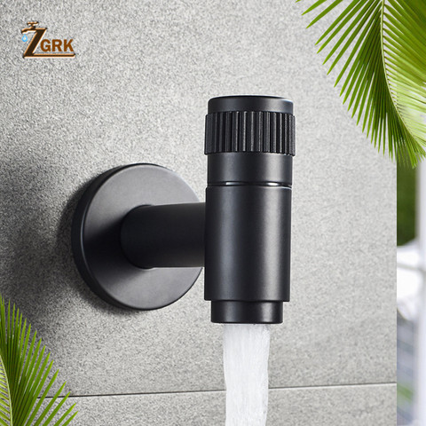 ZGRK 304 Stainless steel Wall Mounted Washing Machine Tap Mop Tap Garden Outdoor Bathroom Water Faucet ► Photo 1/6