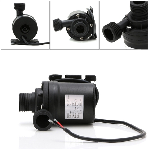 800L/H 5m DC 12V 24V Solar Water Heater Brushless Motor Circulation Water Pump ► Photo 1/6