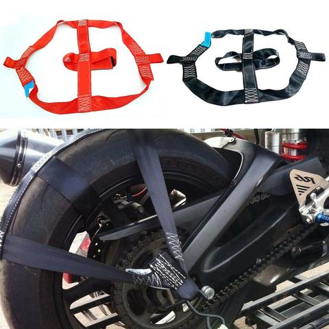 Motorcycle Electric Vehicle Binding Strap Fastening Tire Bundle Rear Wheel Strap Motorcycle Tire Strap Foldable For Easy Storage ► Photo 1/6