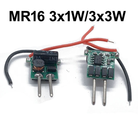 10pcs 3X3W 3X1W LED MR16 driver, 3*3W transformer power supply power for 3pcs 3W 1WLED high power lamp ► Photo 1/3