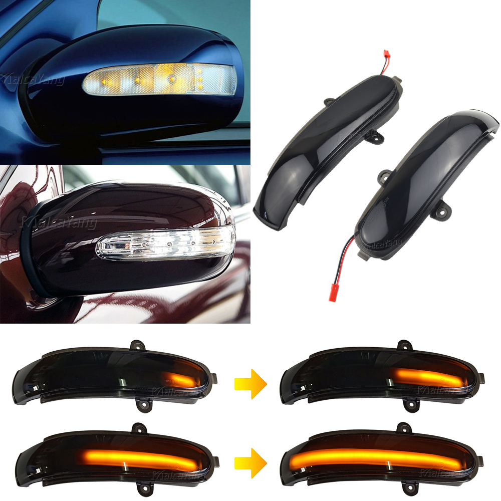 2x Dynamische Spiegelblinker Blinker LED Für Mercedes W203 S203 CL203 00-2007 e8