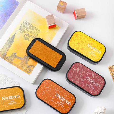 Non-Toxic 12 Colors Stamp Sealing Decoration Ink pad Multifunction DIY Scrapbooking Nice Gift Vintage Crafts Office Accessories ► Photo 1/5
