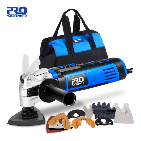 Oscillating Variable Speed Electric Multifunction tool Renovator Kit Multi-Tools Home Decoration Trimmer Electric Saw PROSTORMER ► Photo 1/6