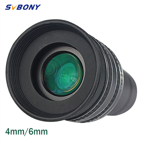 SVBONY 1.25 inch Eyepiece SWA 58 Degree 4mm/6mm Planetary Eyepiece for Astronomy Telescope Monocular Binoculars W2491 ► Photo 1/6